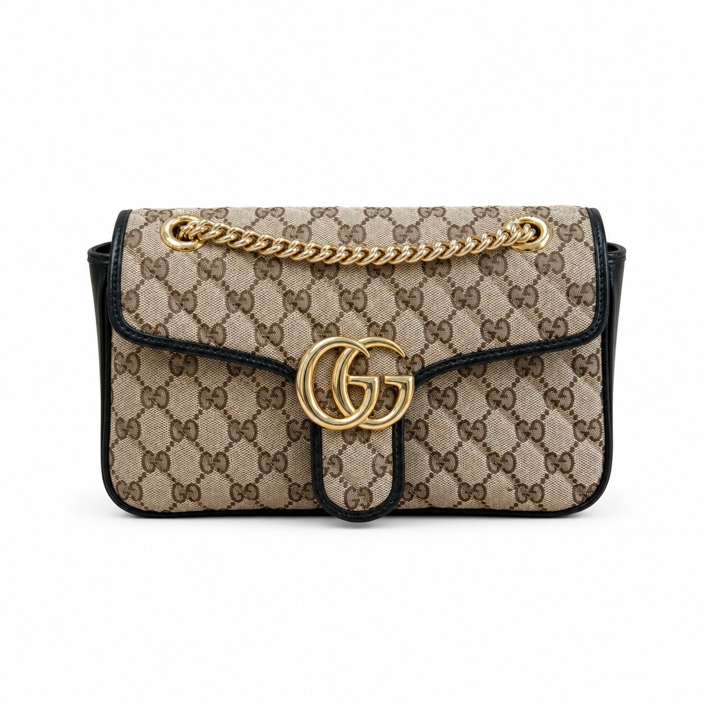 Gucci GG Marmont Leather Brown Bag