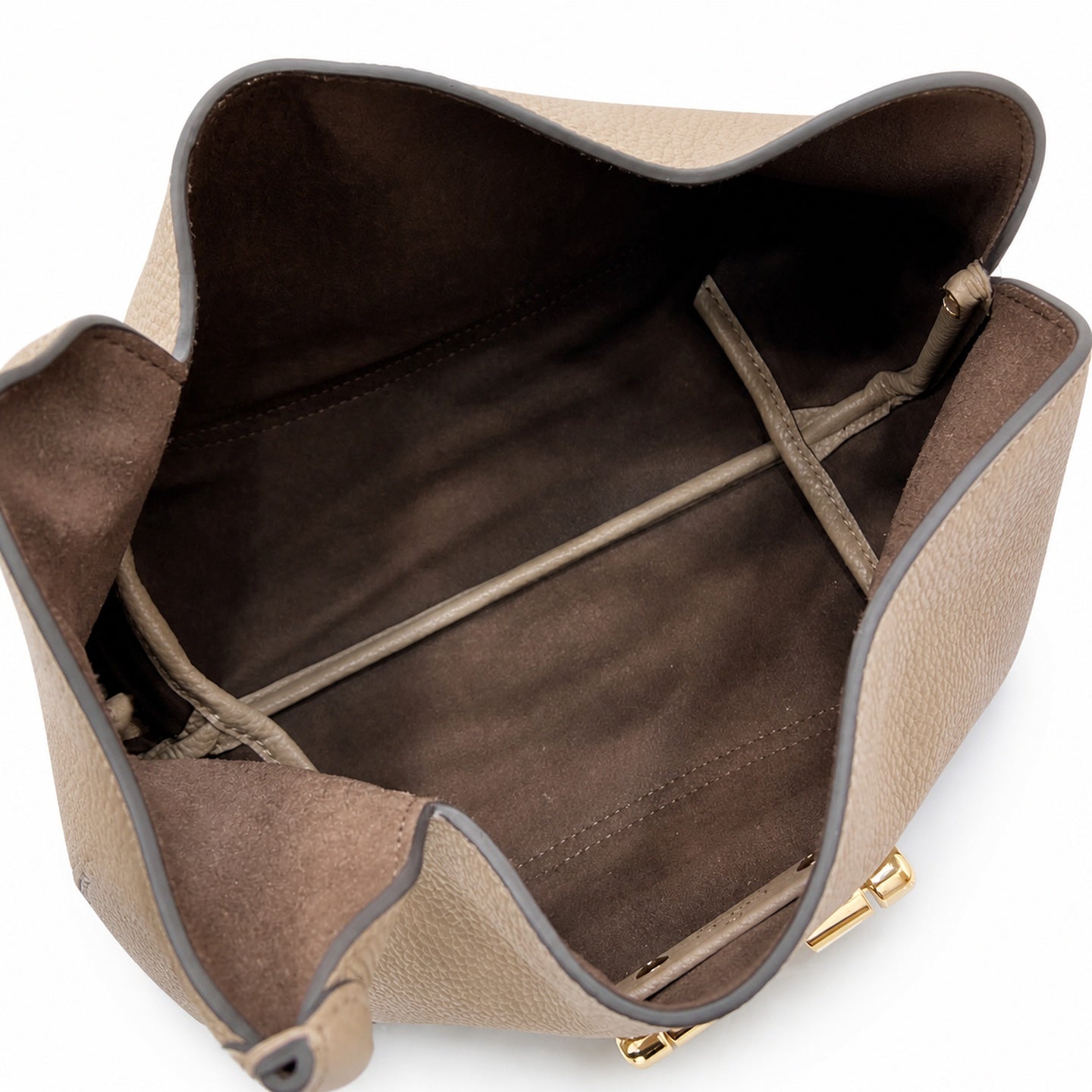 Gucci Leather Brown Gold Shoulder Bag