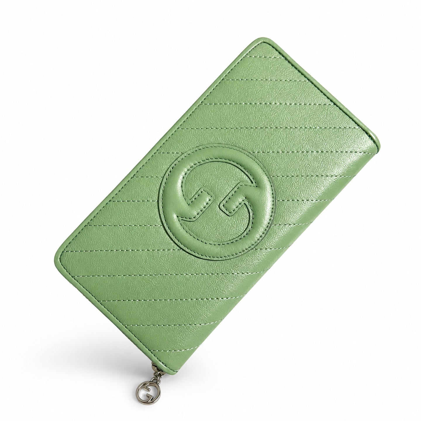 Gucci Blondie Leather Green Wallet