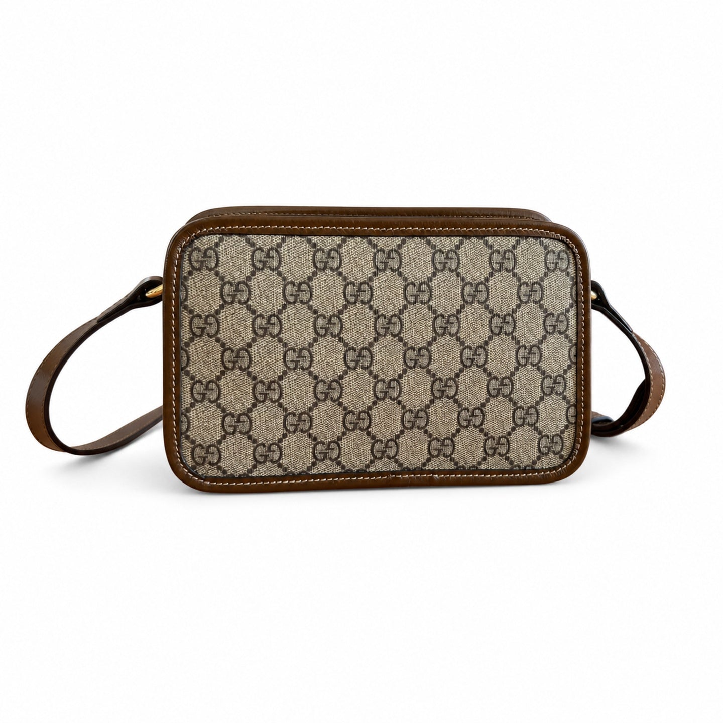 Gucci Mini Leather Brown Crossbody Bag