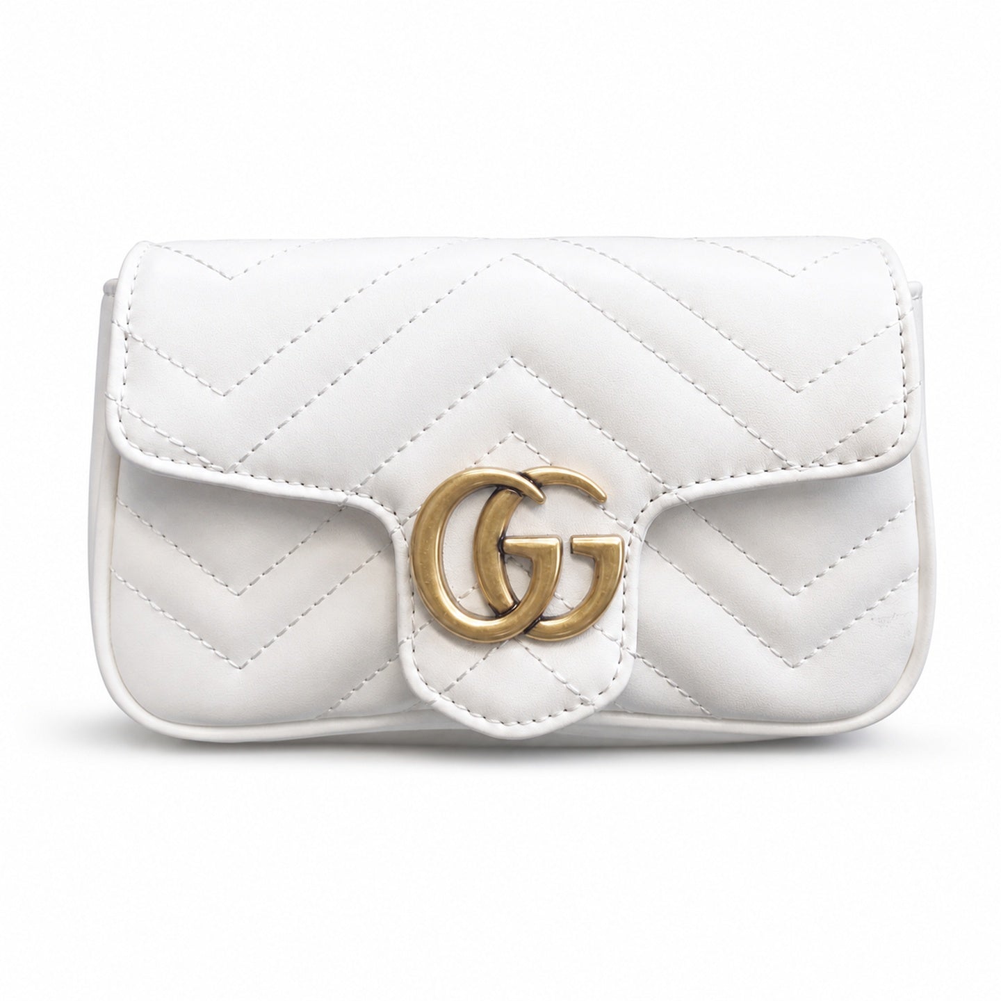Gucci GG Marmont Mini Leather White Handbag