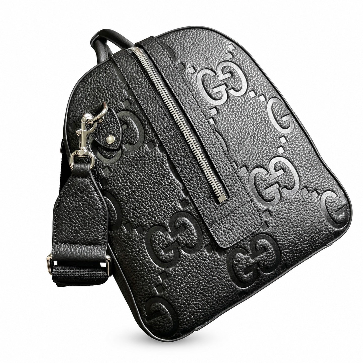 Gucci Small Cotton Leather Black Bag