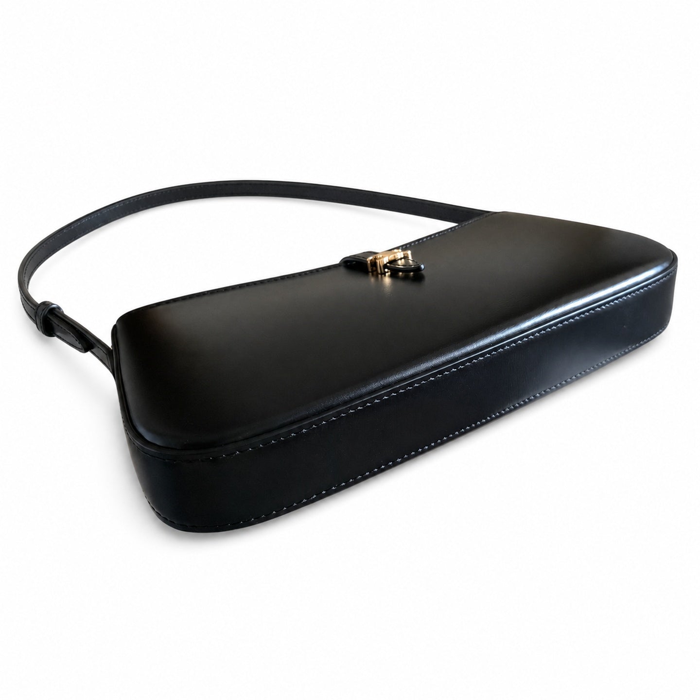 Celine Leather Gold Shoulder Bag