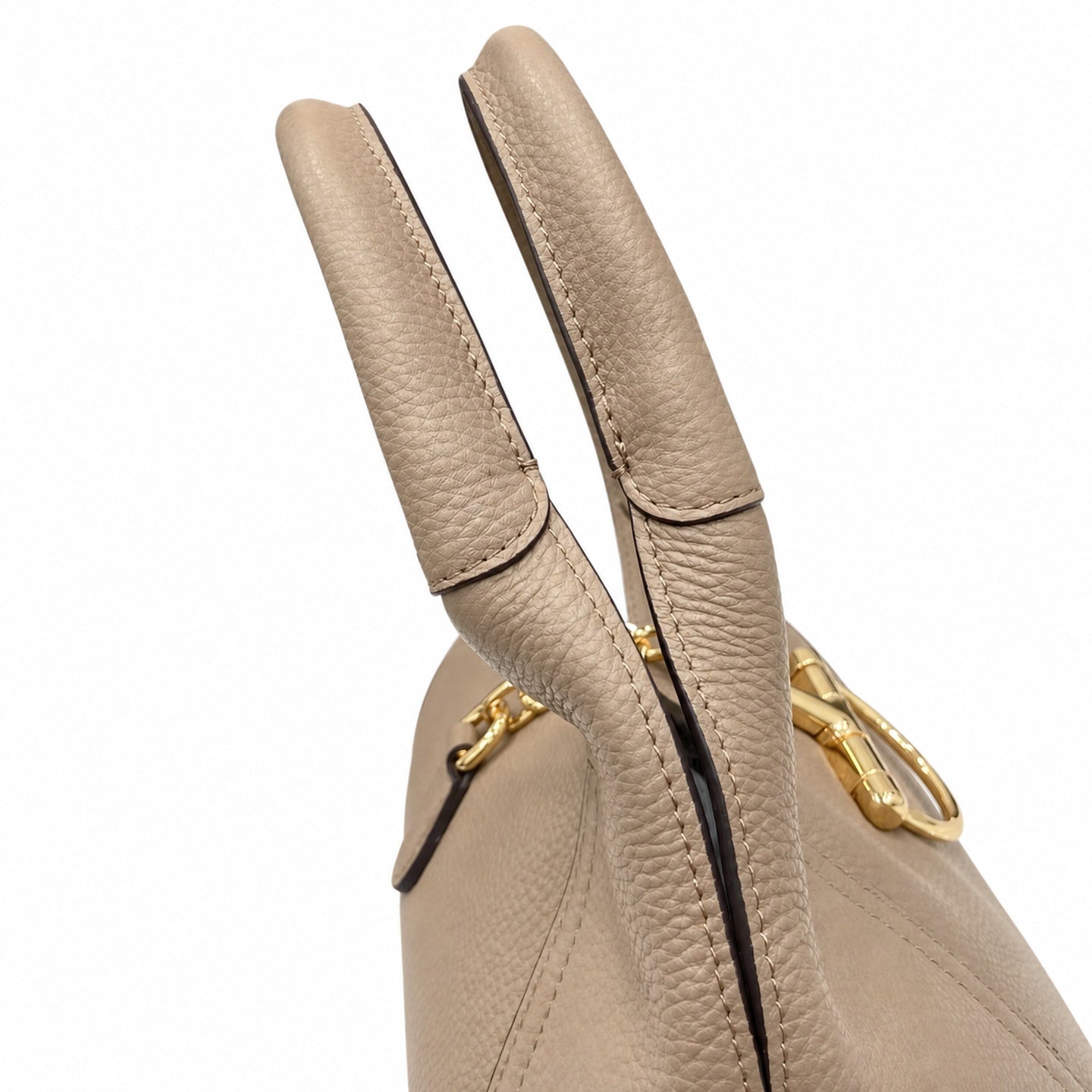 Gucci Leather Brown Gold Shoulder Bag