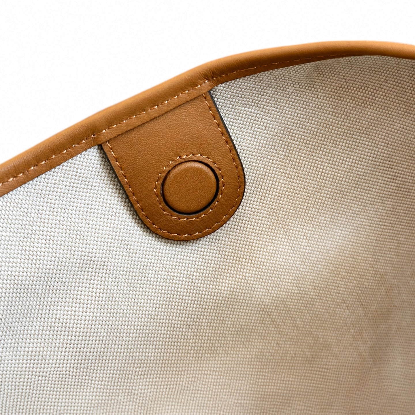 Gucci Medium Canvas Leather Brown Bag