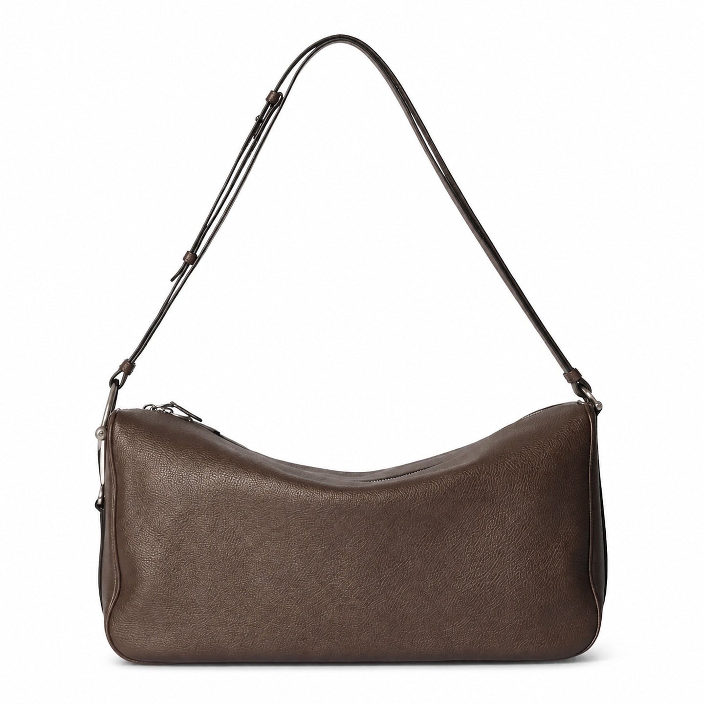 Gucci Horsebit Cotton Leather Brown Bag