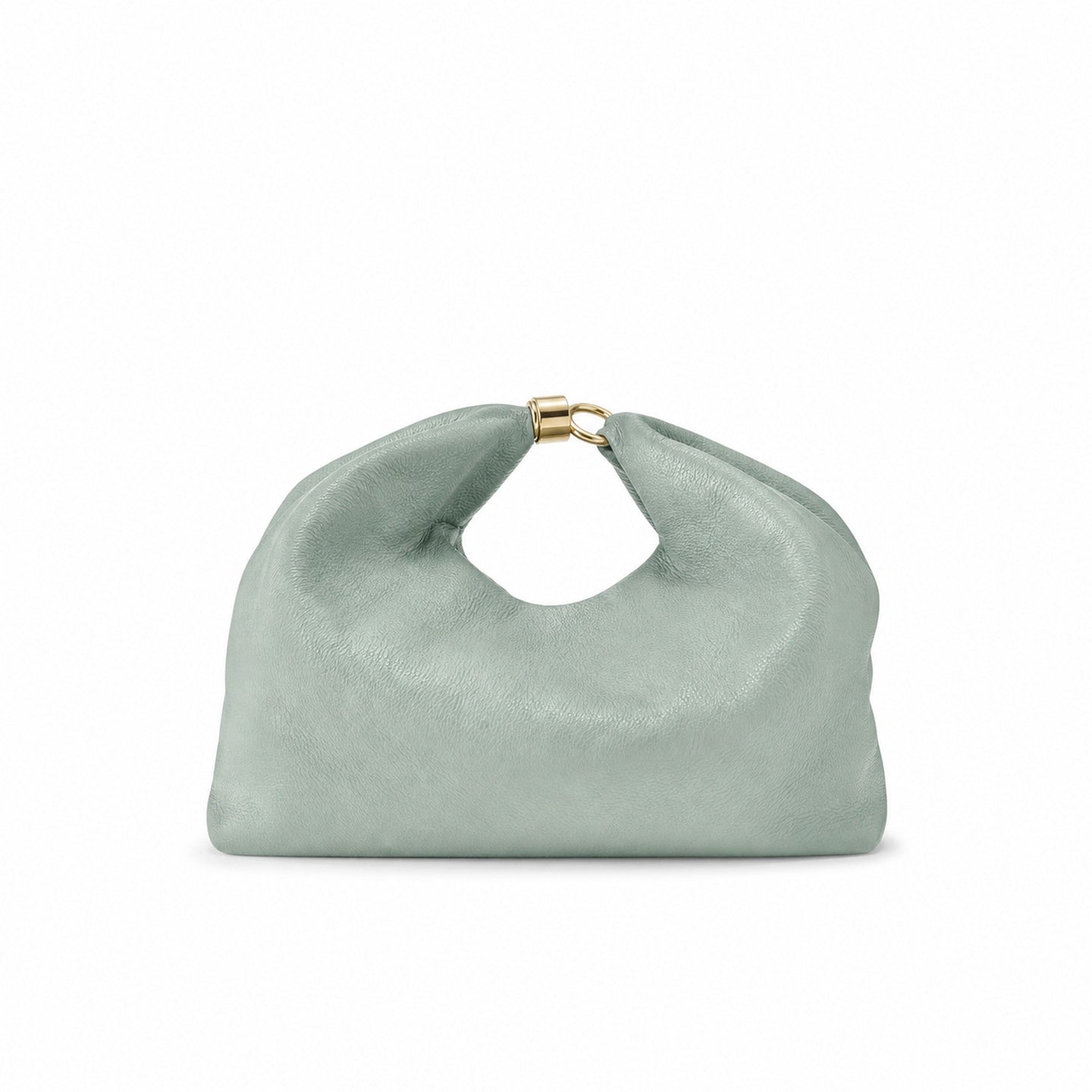 Gucci Cotton Canvas Leather Blue Gold Bag