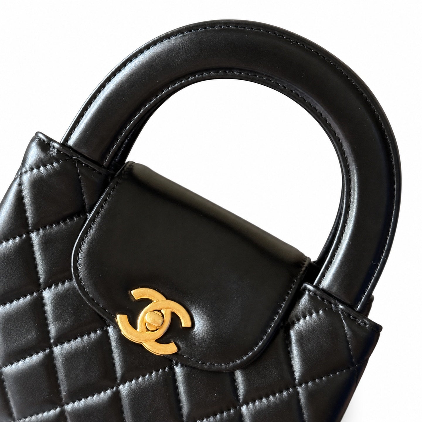 Chanel Kelly Leather Black Bag