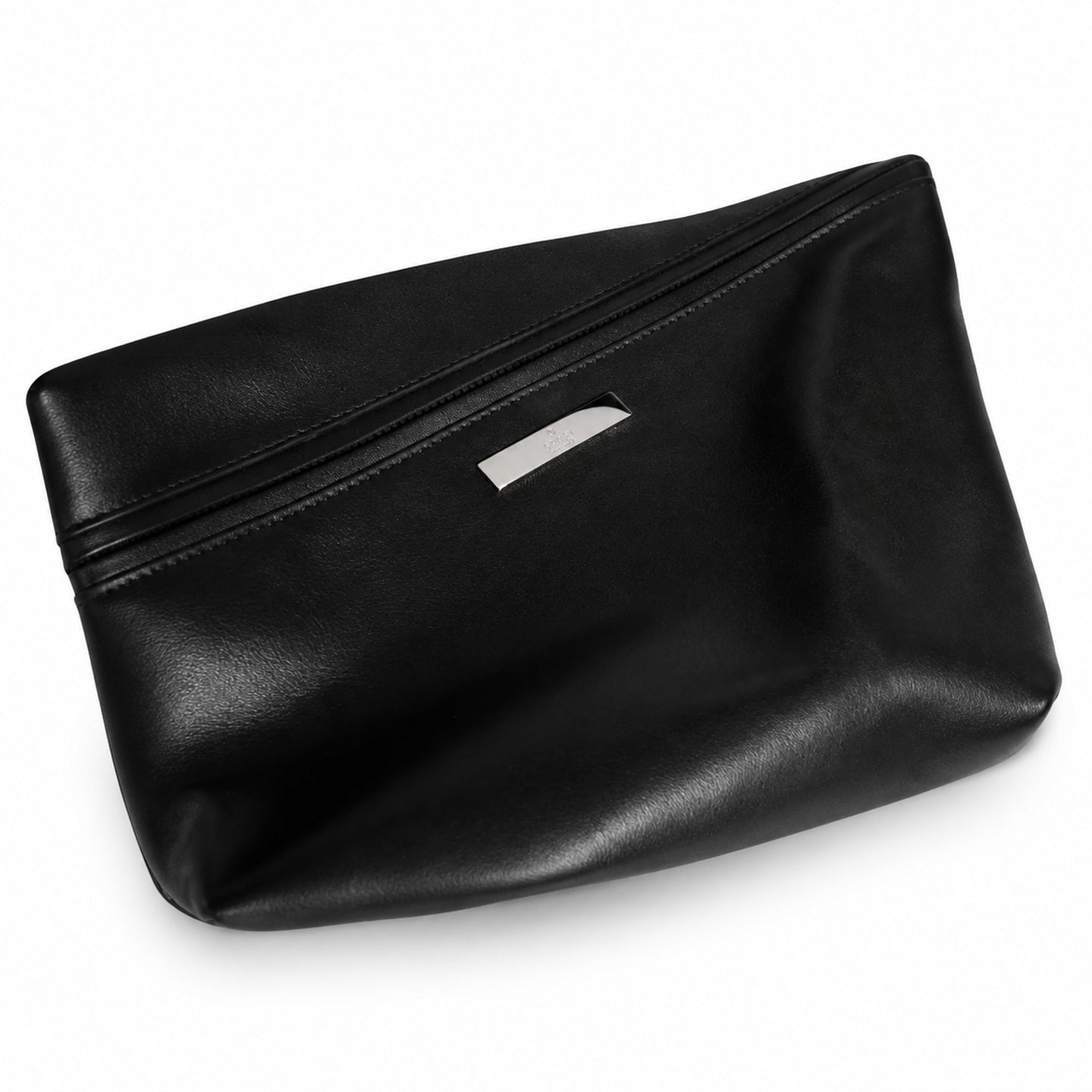 Gucci Quilted Leather Black Silver Bag