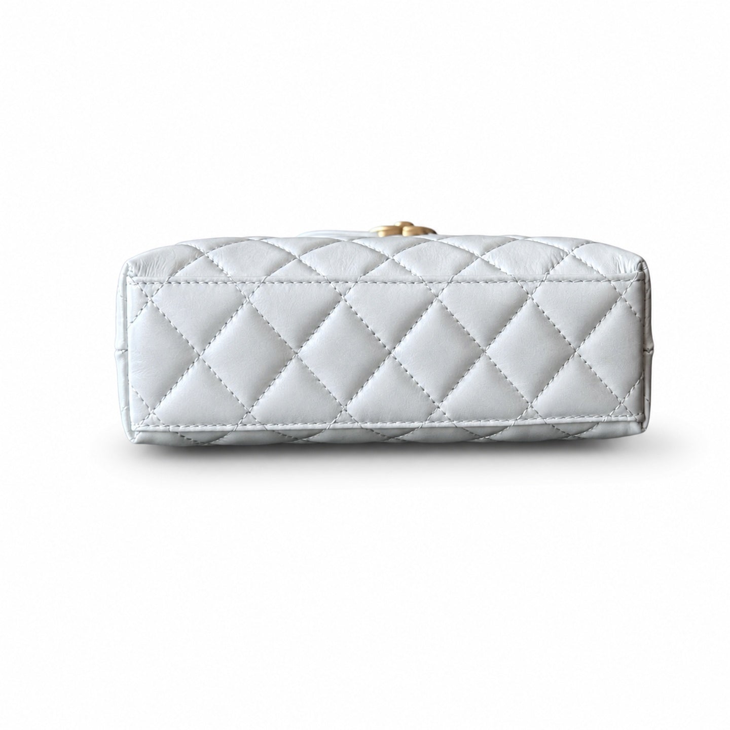 Chanel Kelly Leather White Bag