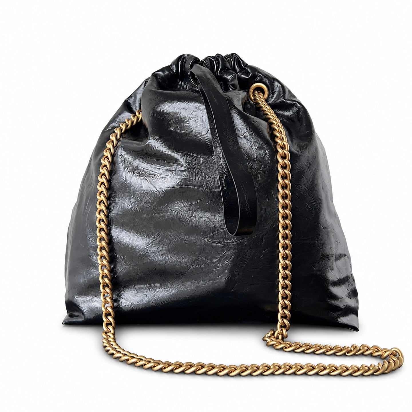 Chanel Large Nylon Leather Clutch