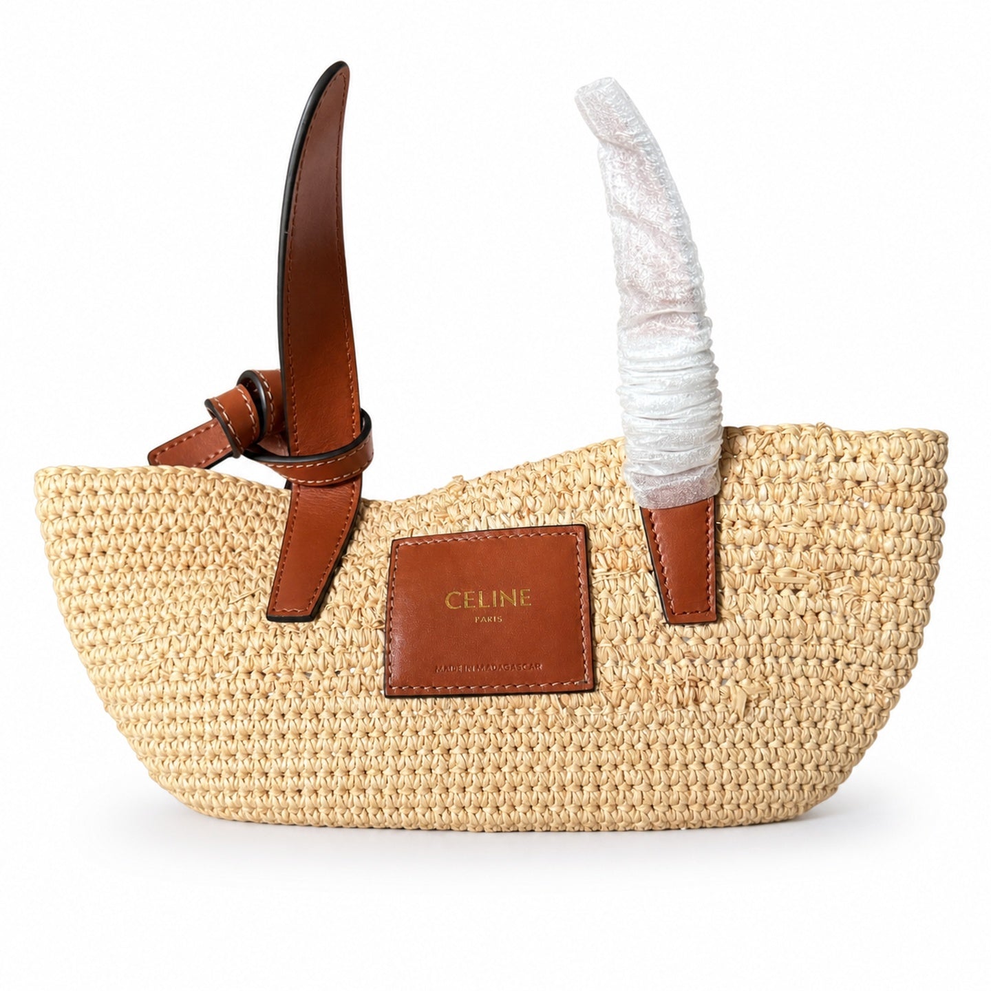 Celine Triomphe Small Leather Gold Bag