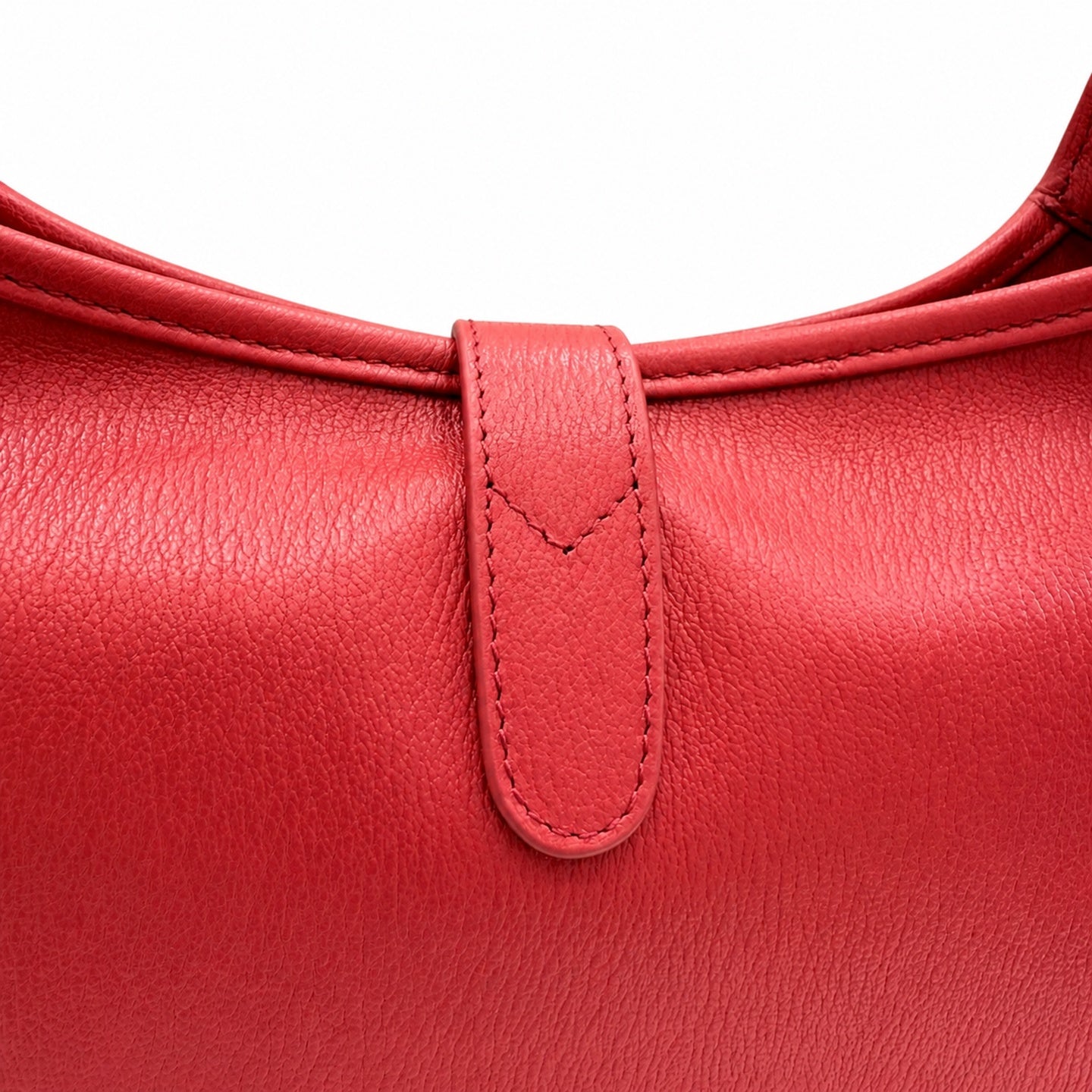 Gucci Leather Red Gold Handbag