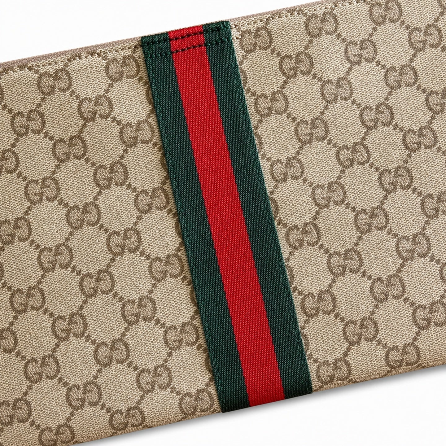 Gucci Canvas Black Brown Silver Bag