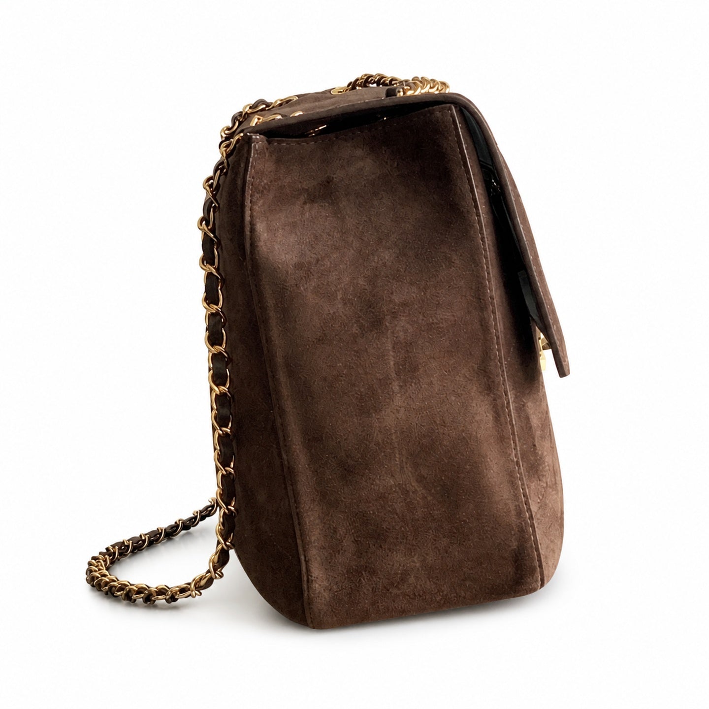 Chanel Large Leather Brown Handbag