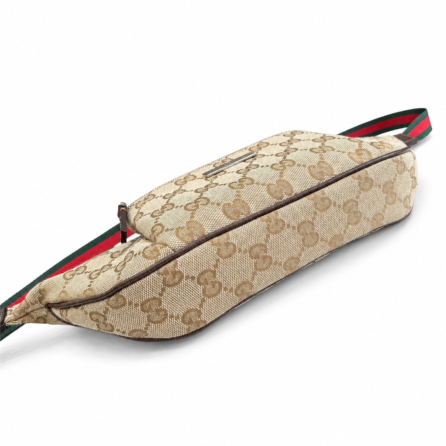 Gucci Mini Canvas Leather Brown Handbag