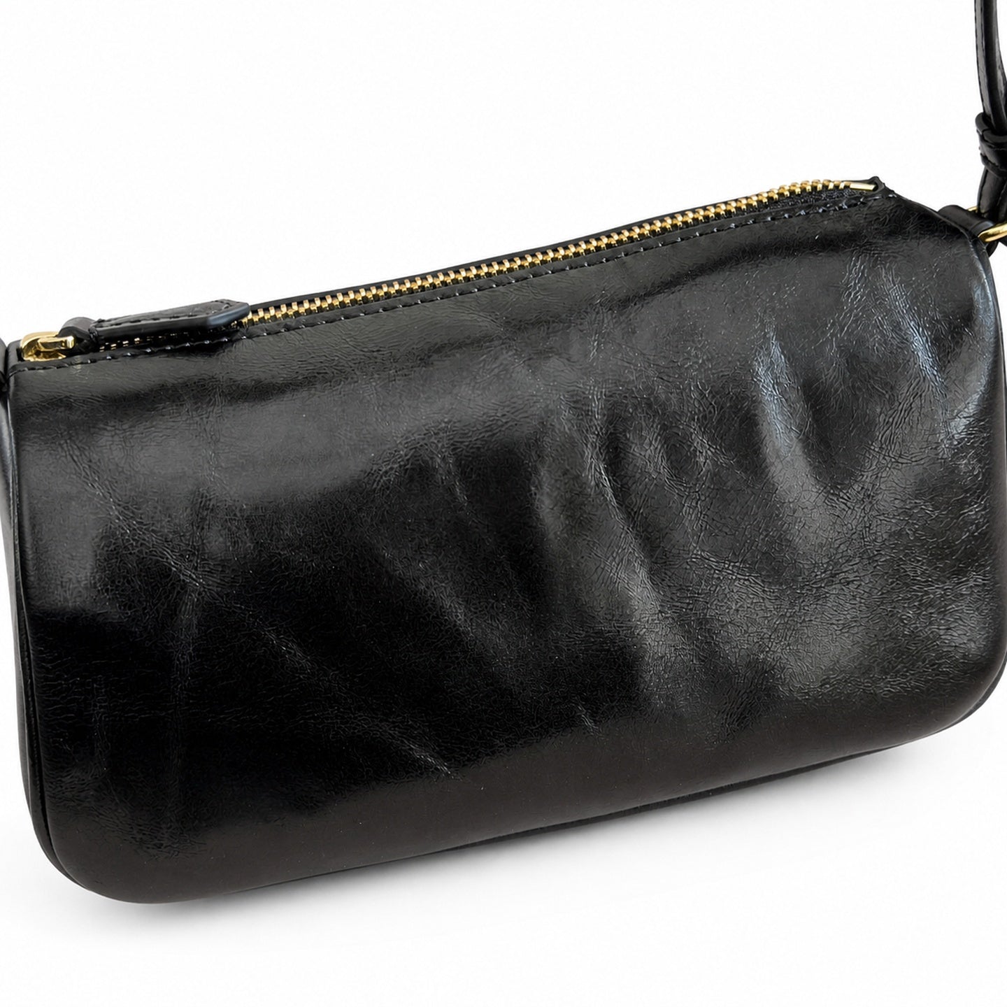 Gucci Horsebit Mini Cotton Leather Black Green Gold Bag