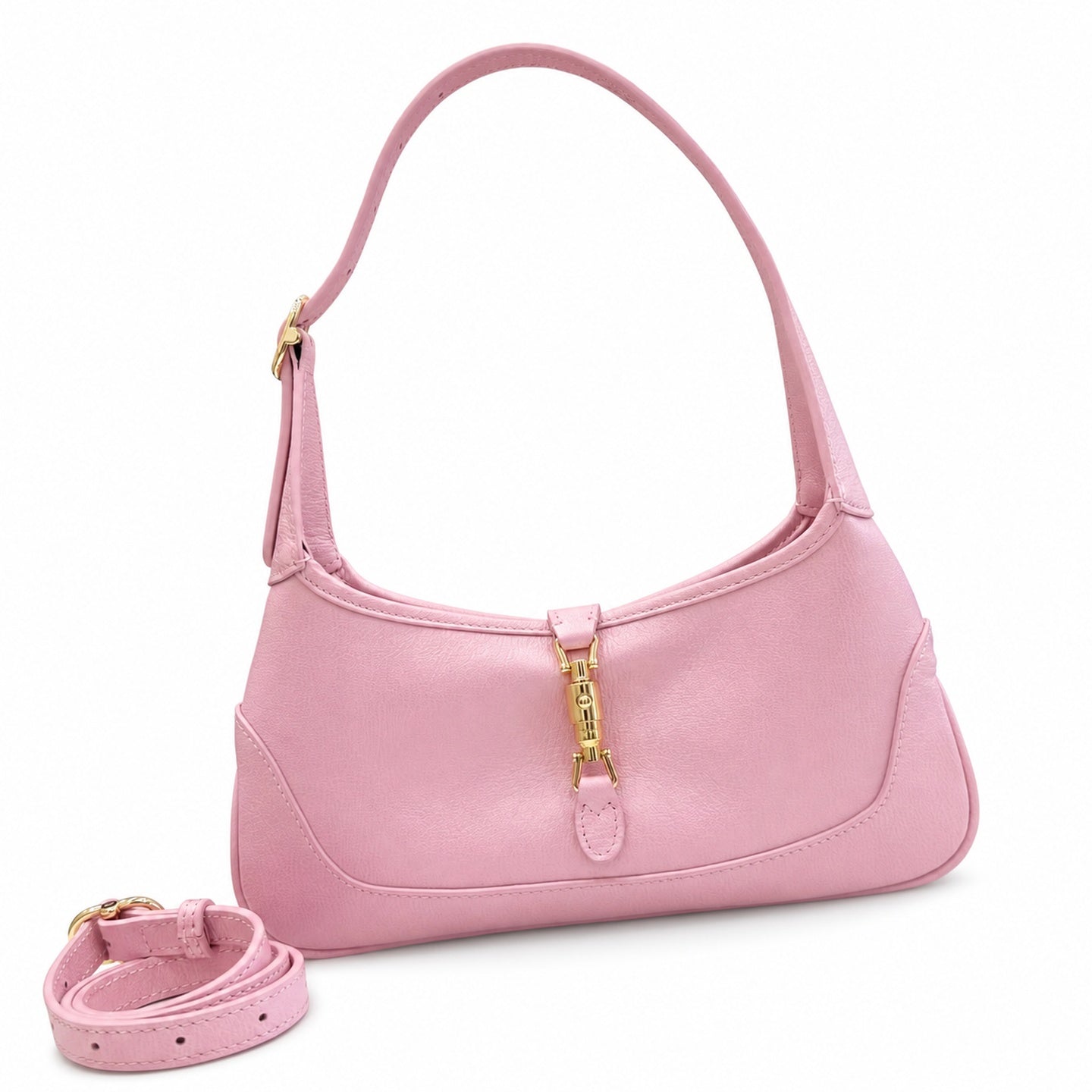 Gucci Leather White Pink Gold Bag