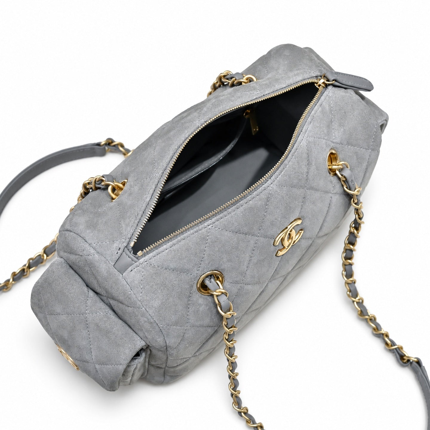 Chanel Small Leather Bowling Bag