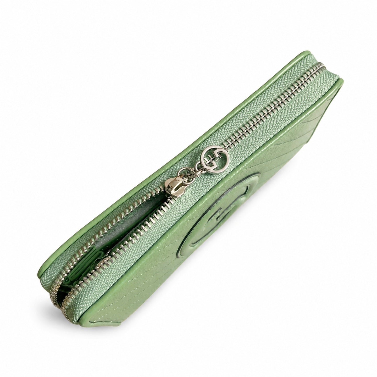 Gucci Blondie Leather Green Wallet