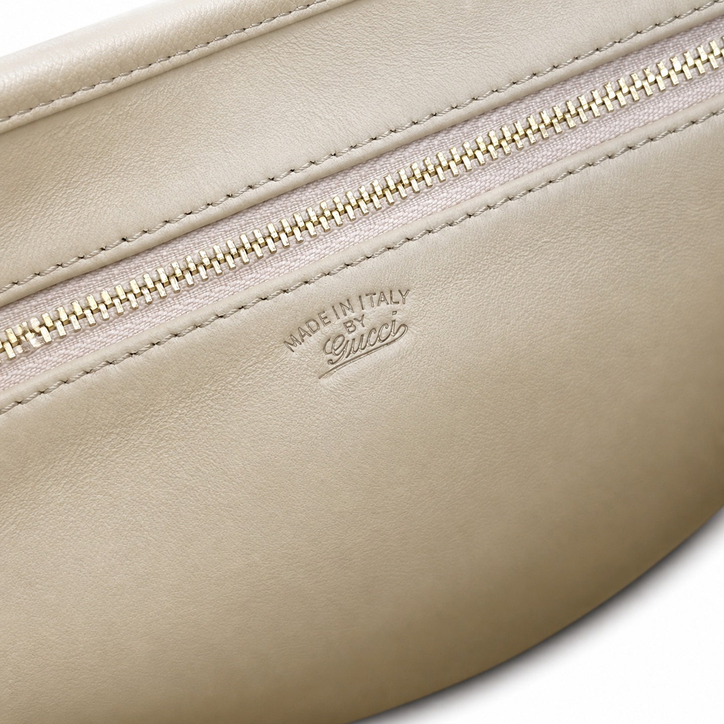 Gucci Leather Yellow Gold Handbag