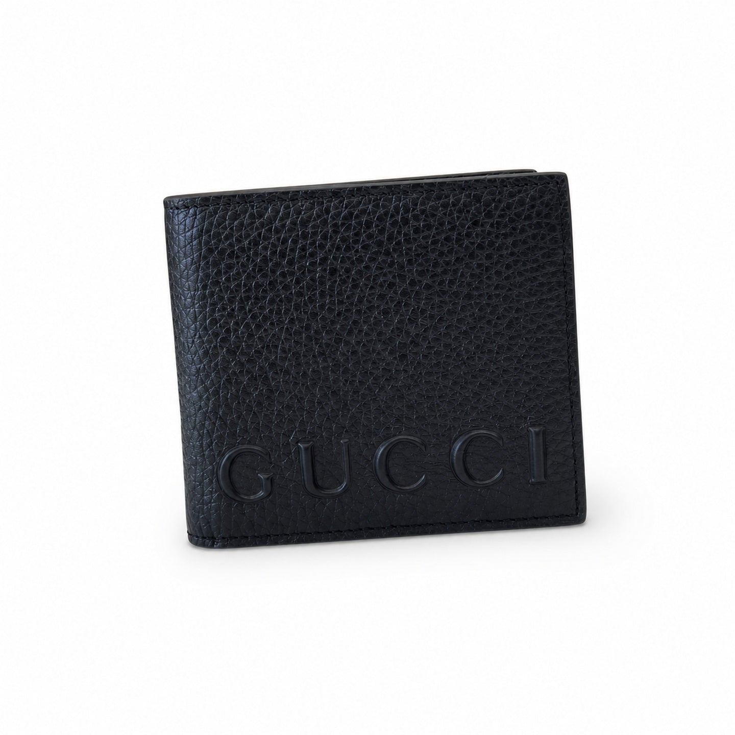 Gucci Small Leather Black Burgundy Wallet