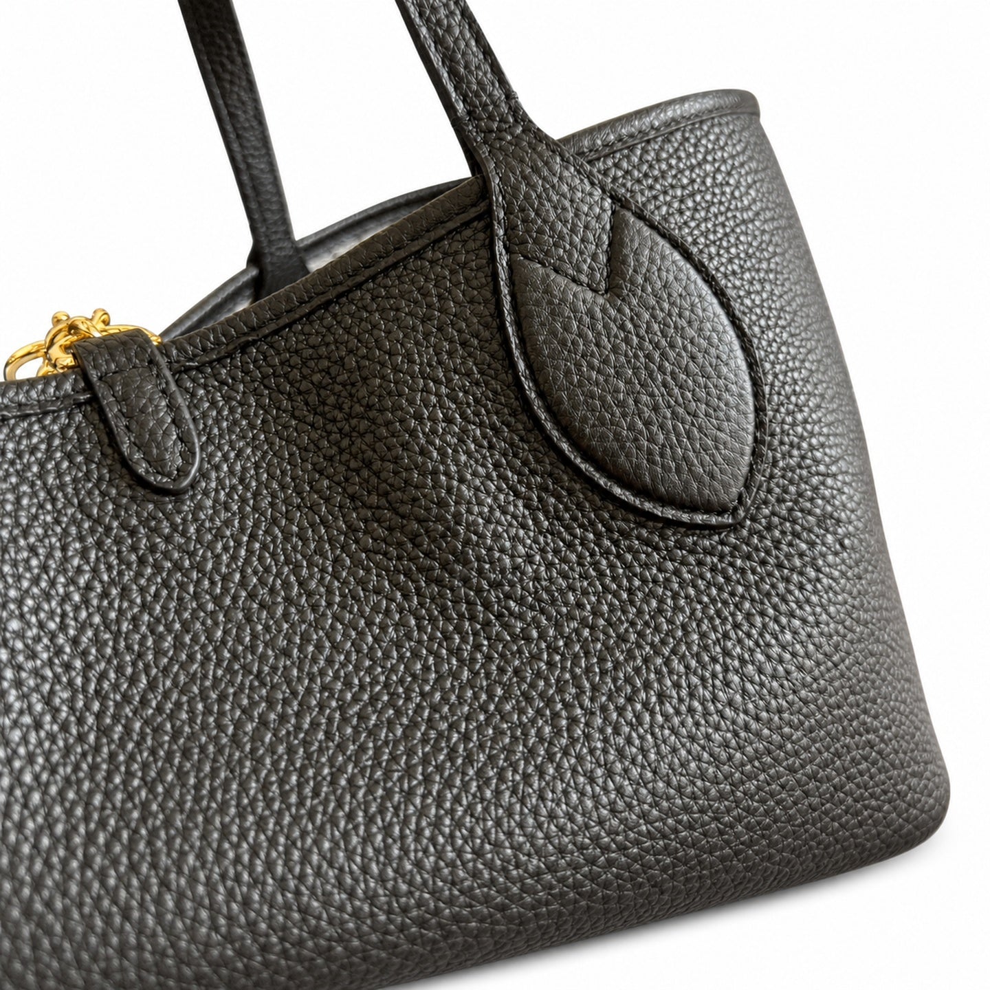 Gucci Reversible Canvas Leather Beige Brown Gold Tote Bag