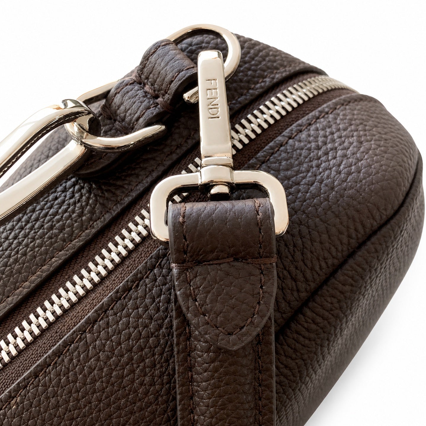 Fendi Lui Medium Leather Brown Bag