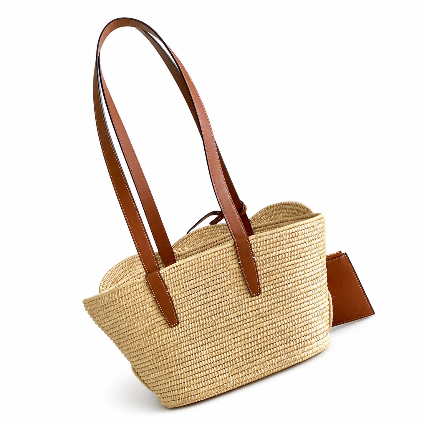 Celine Triomphe Small Leather Beige Gold Bag