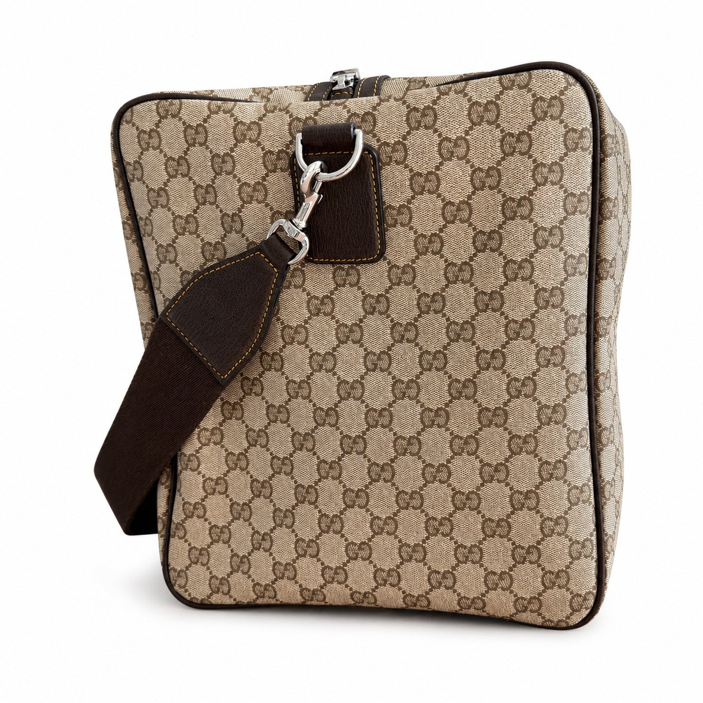 Gucci Small Canvas Leather Clutch