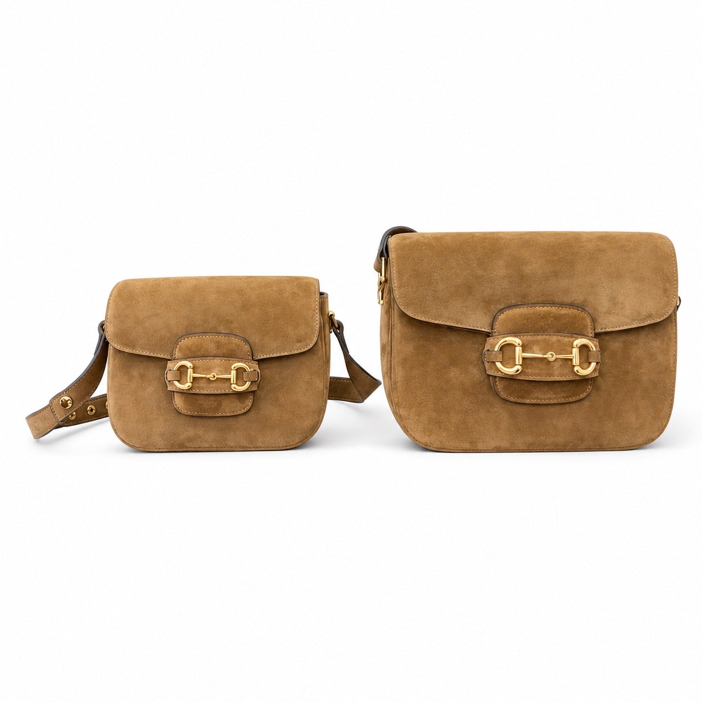 Gucci Horsebit 1955 Mini Leather Brown Shoulder Bag