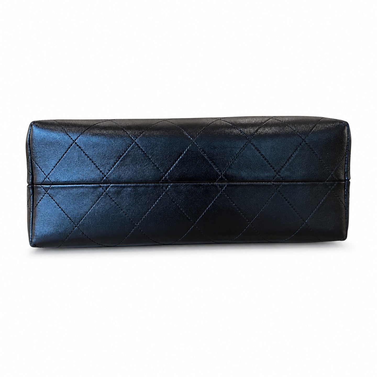 Chanel 25 Suede Leather Gold Bag