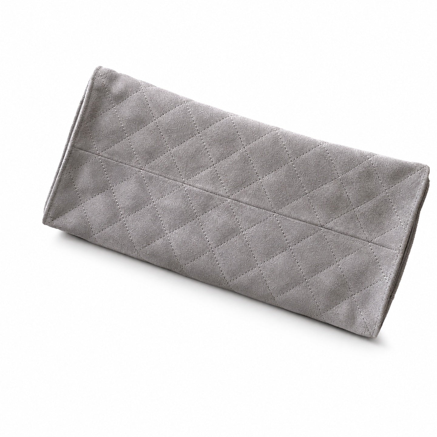 Chanel Large Leather Silver Bag