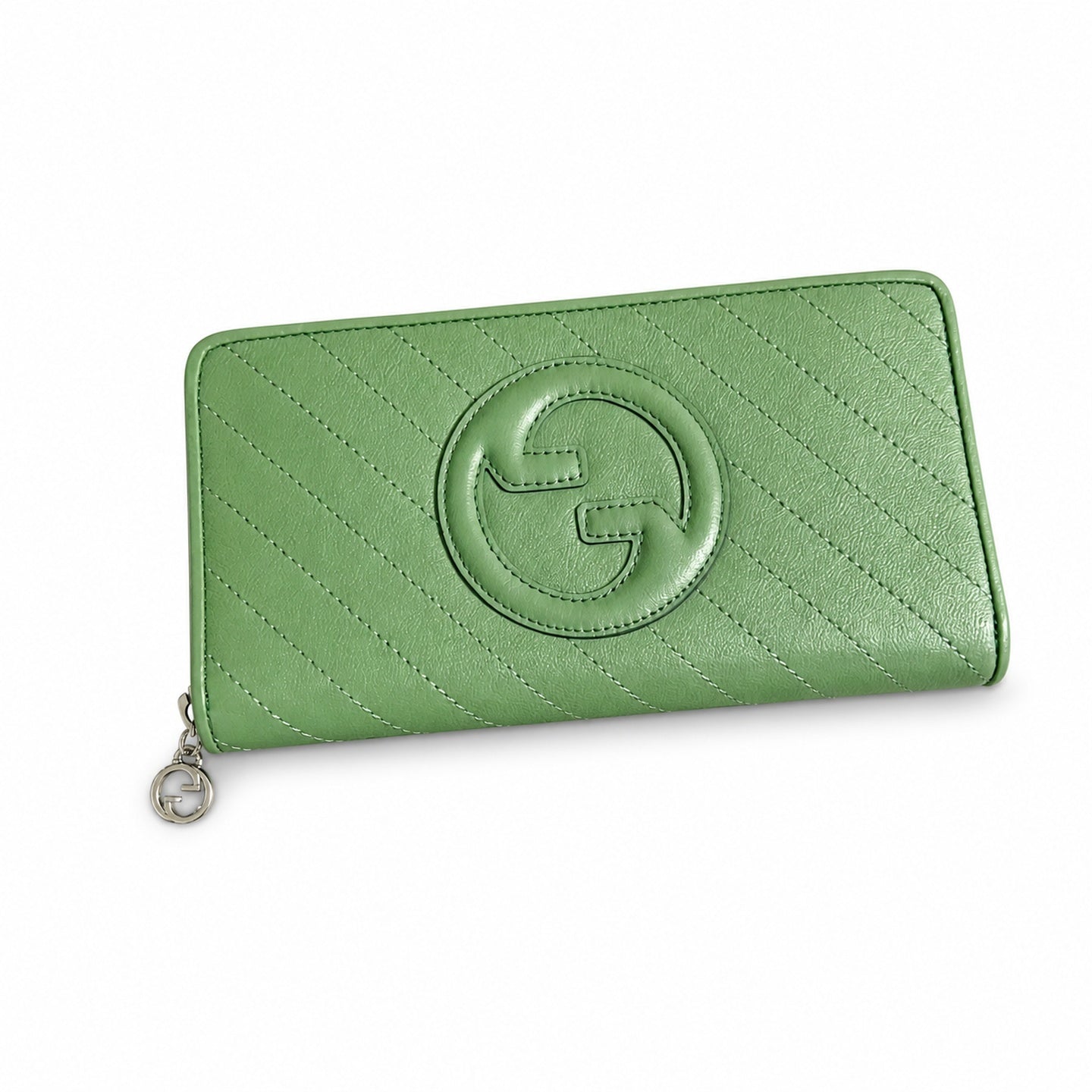 Gucci Blondie Leather Green Wallet