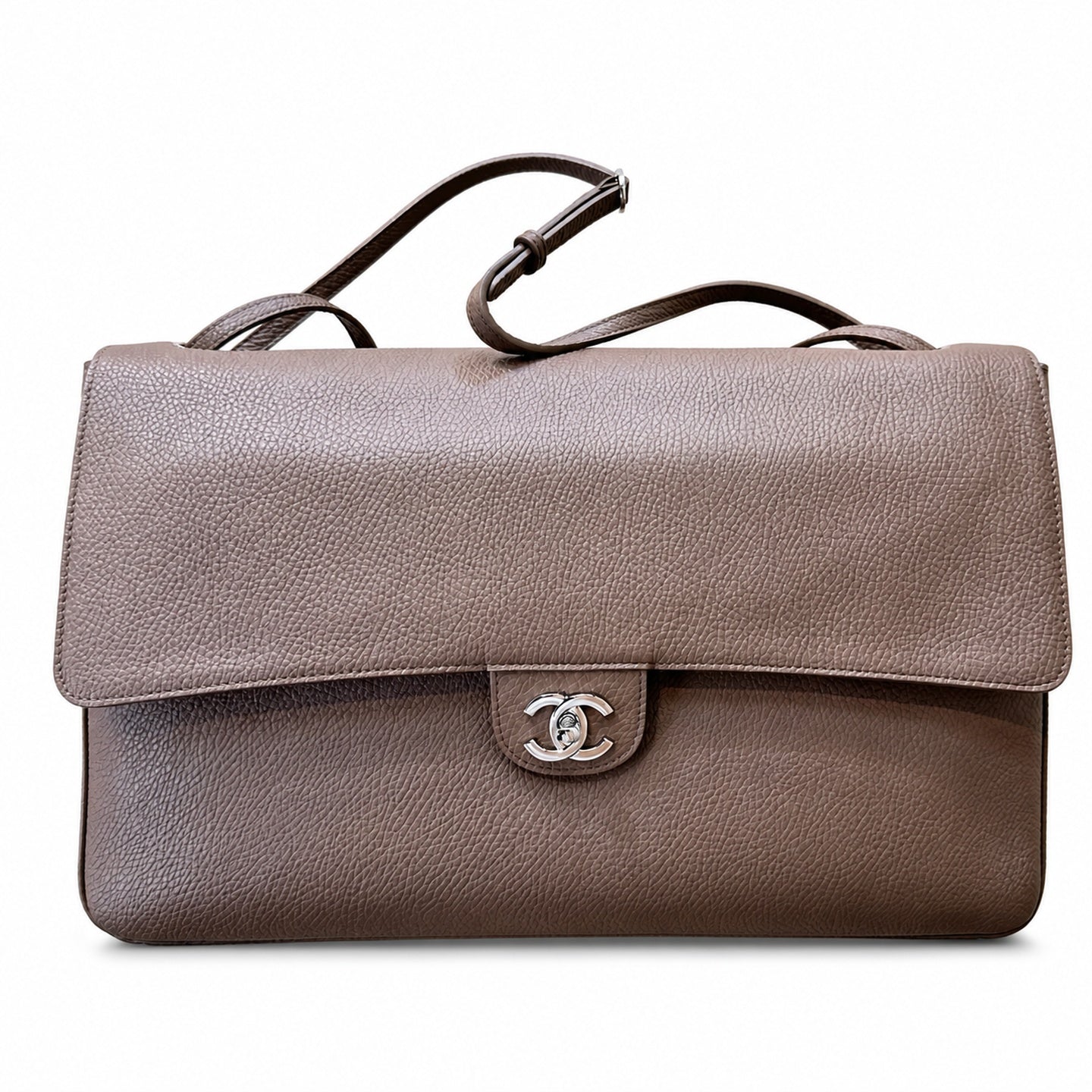 Chanel Classic Flap Large Leather Bag