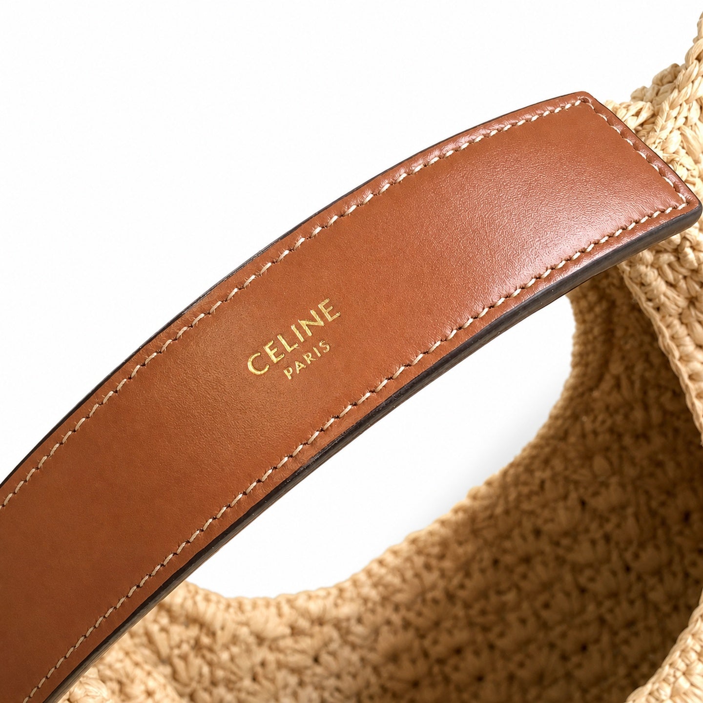 Celine Triomphe Leather Handbag