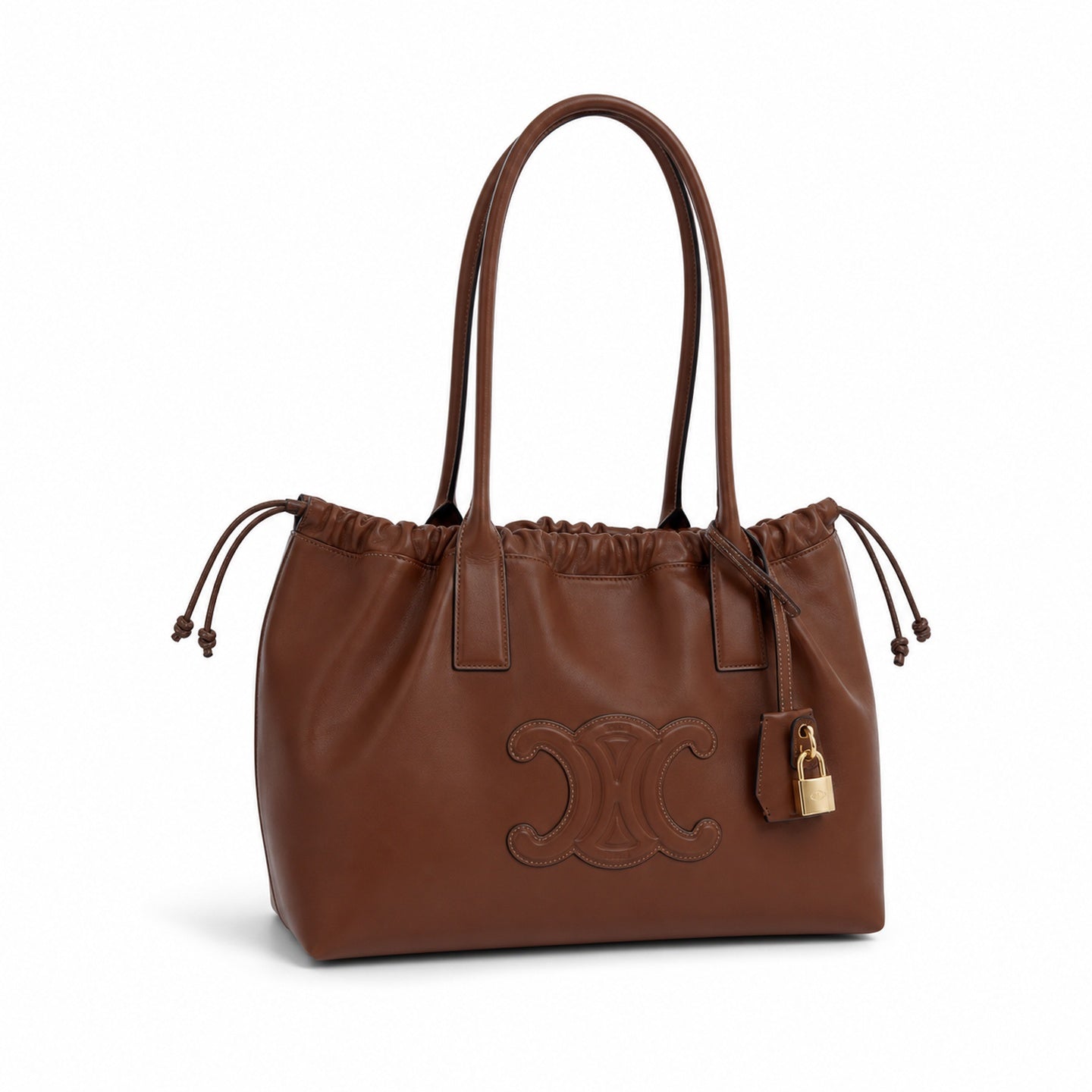Celine Triomphe Leather Tote Bag