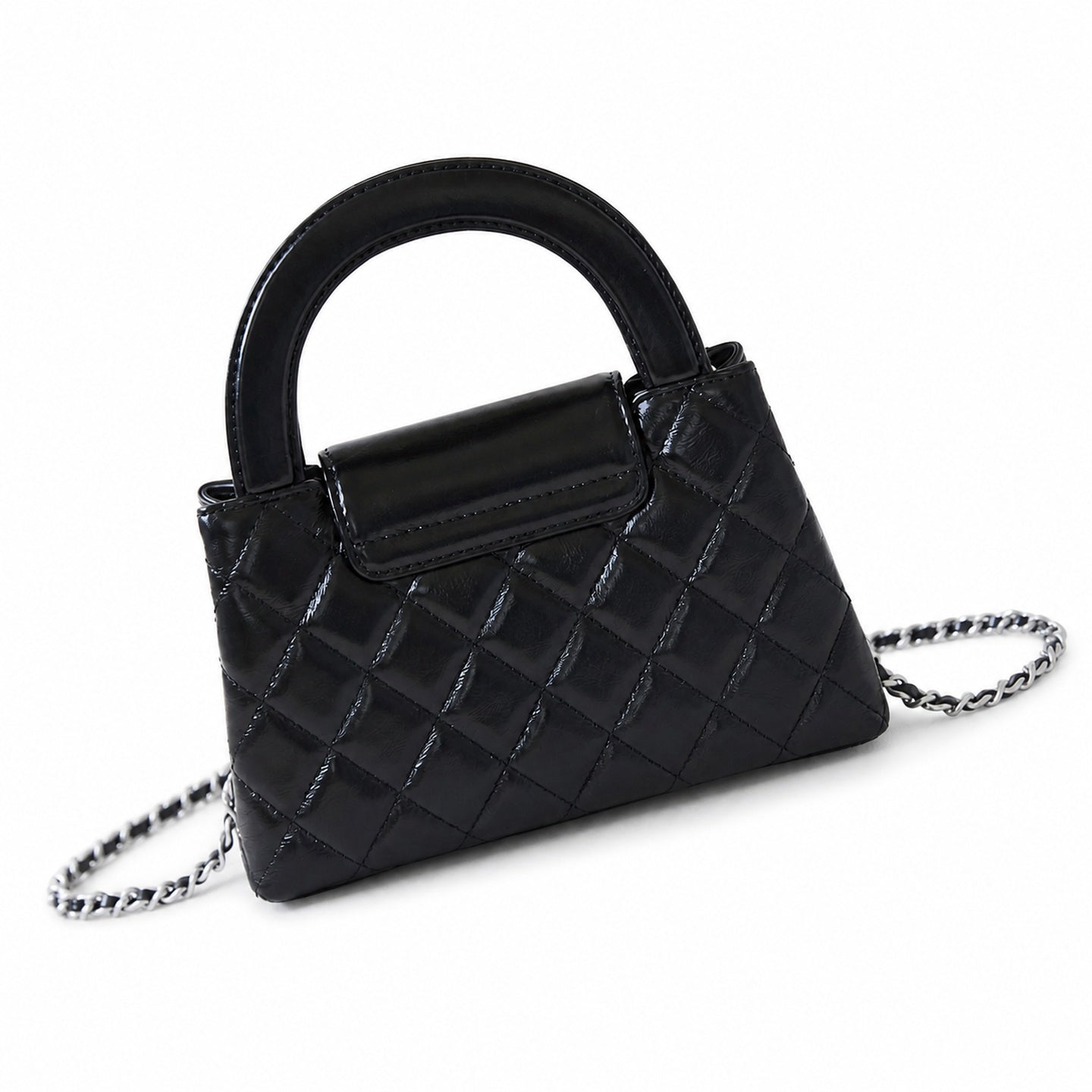 Chanel Kelly Silver Bag
