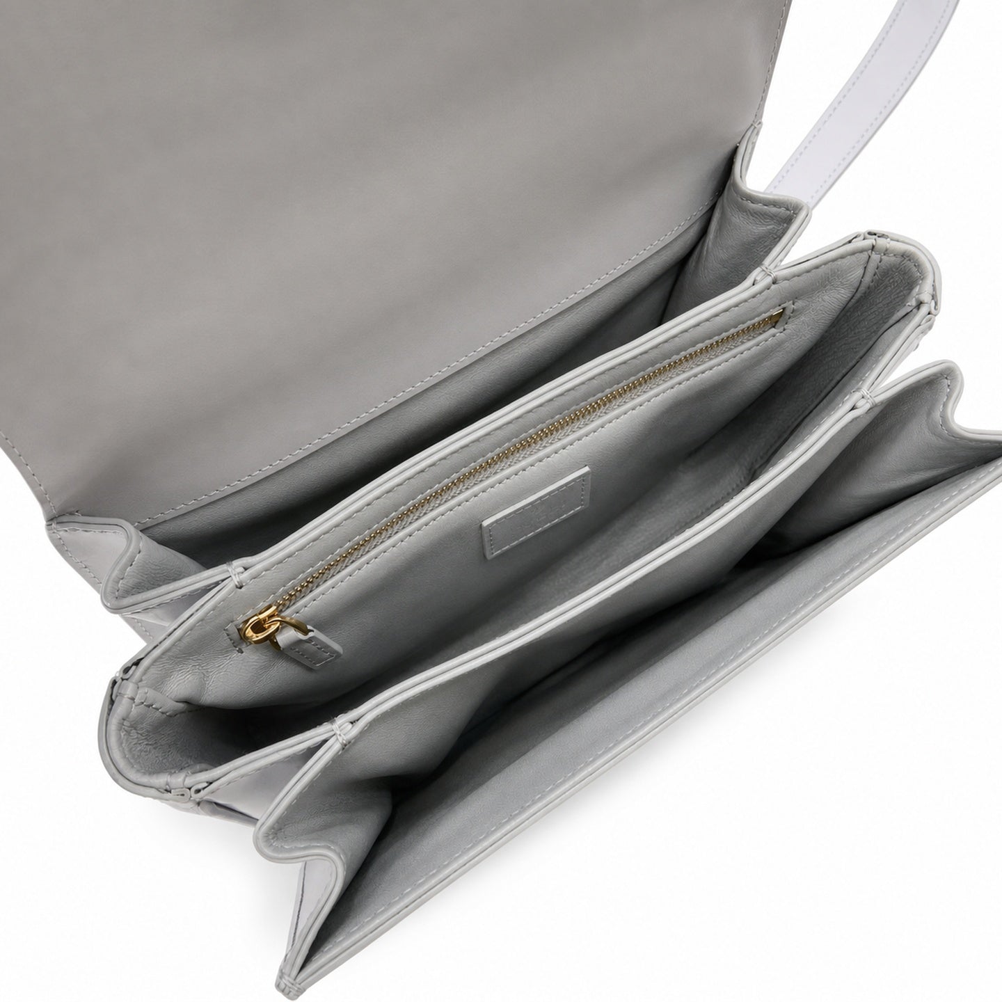 Gucci Horsebit Small Leather Gray Gold Shoulder Bag