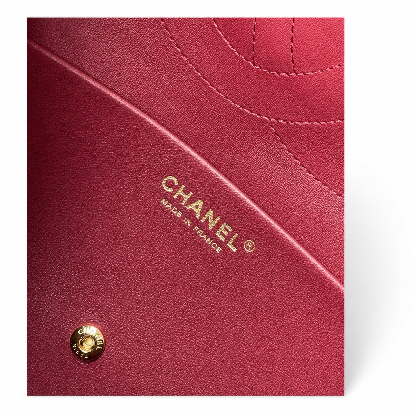 Chanel Small Leather Brown Gold Bag