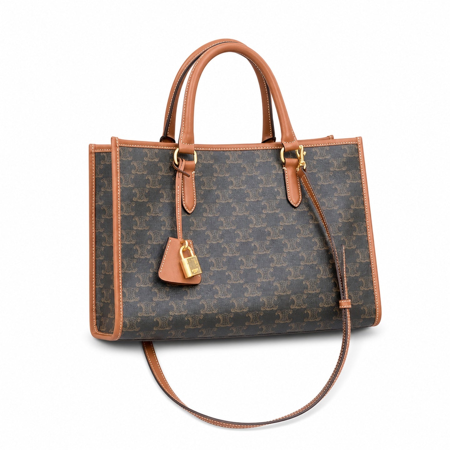 Celine Cabas Small Leather Handbag