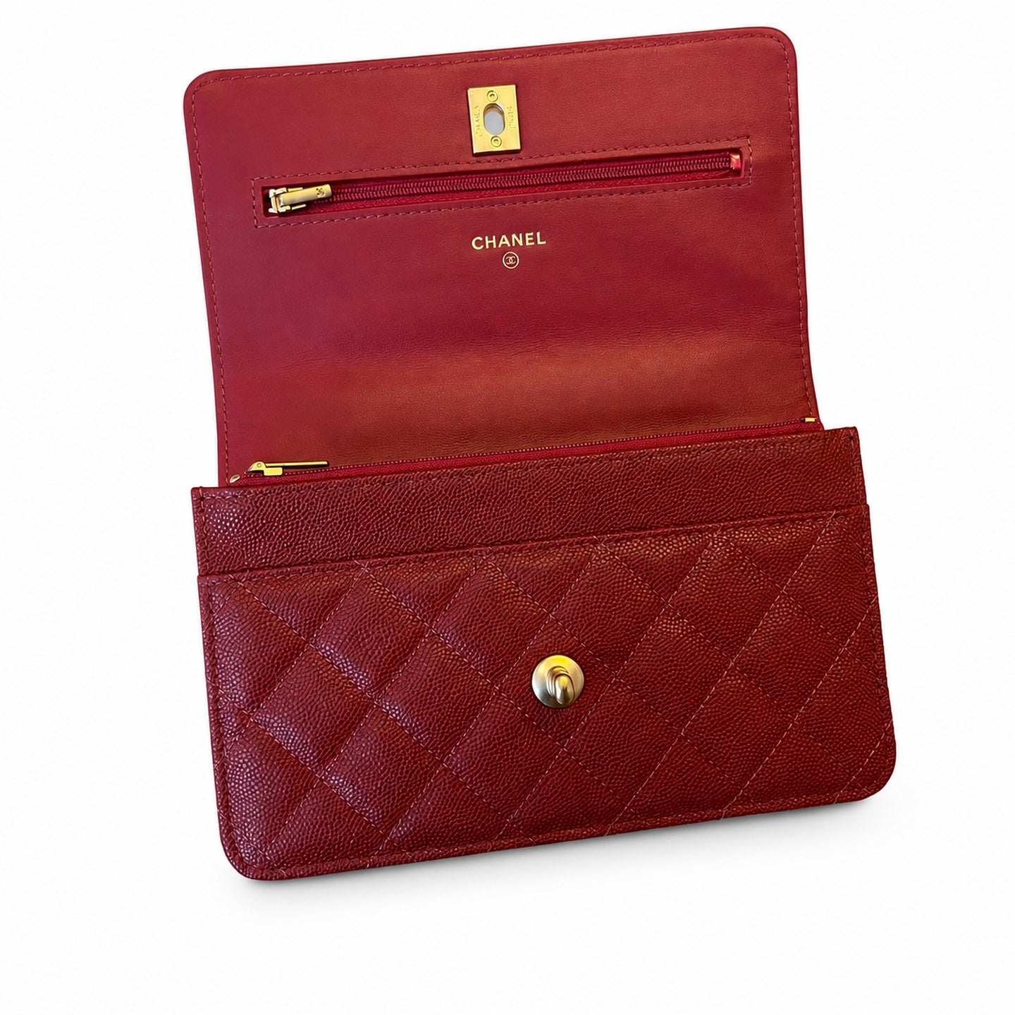 Chanel Leather Wallet on Chain