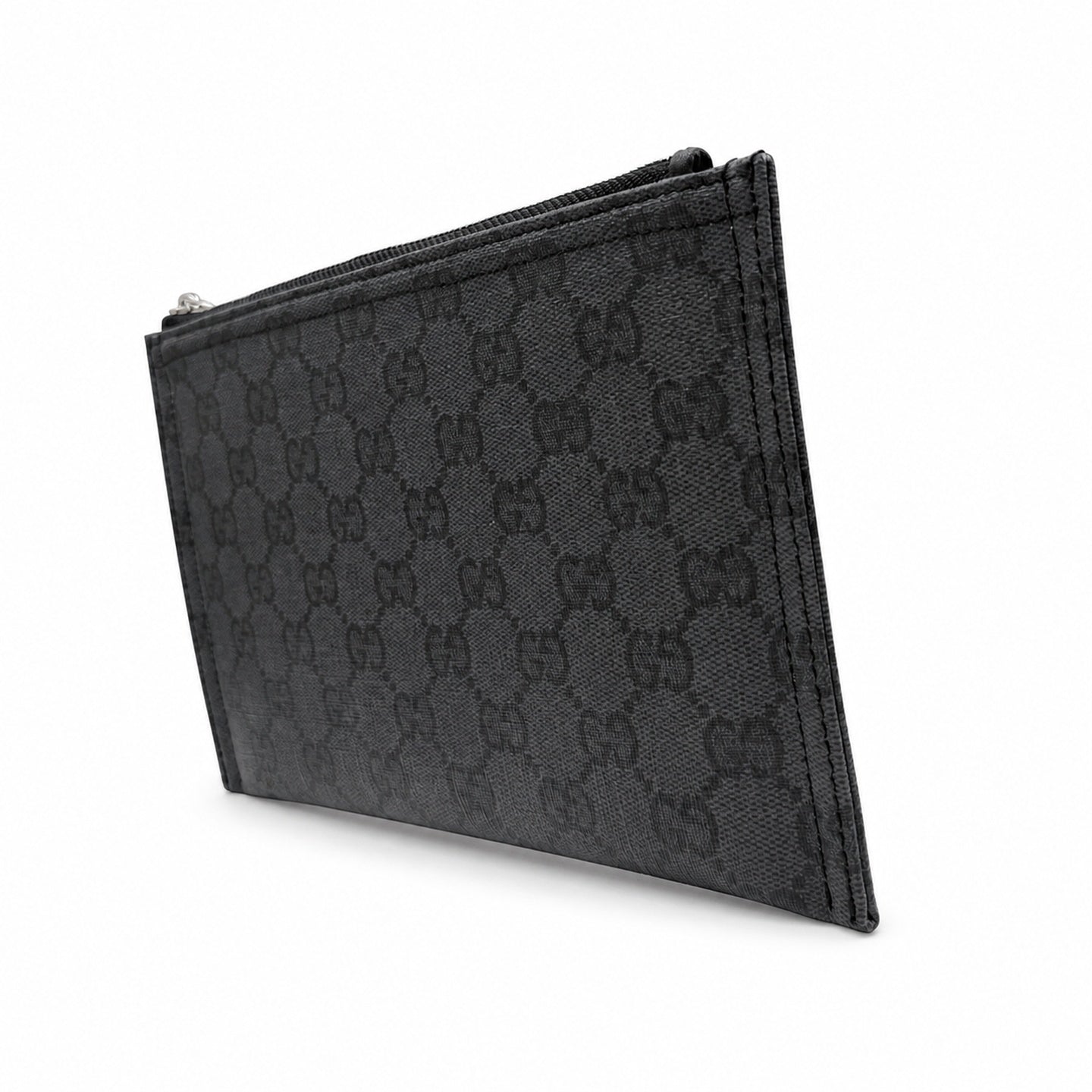 Gucci Canvas Black Silver Bag