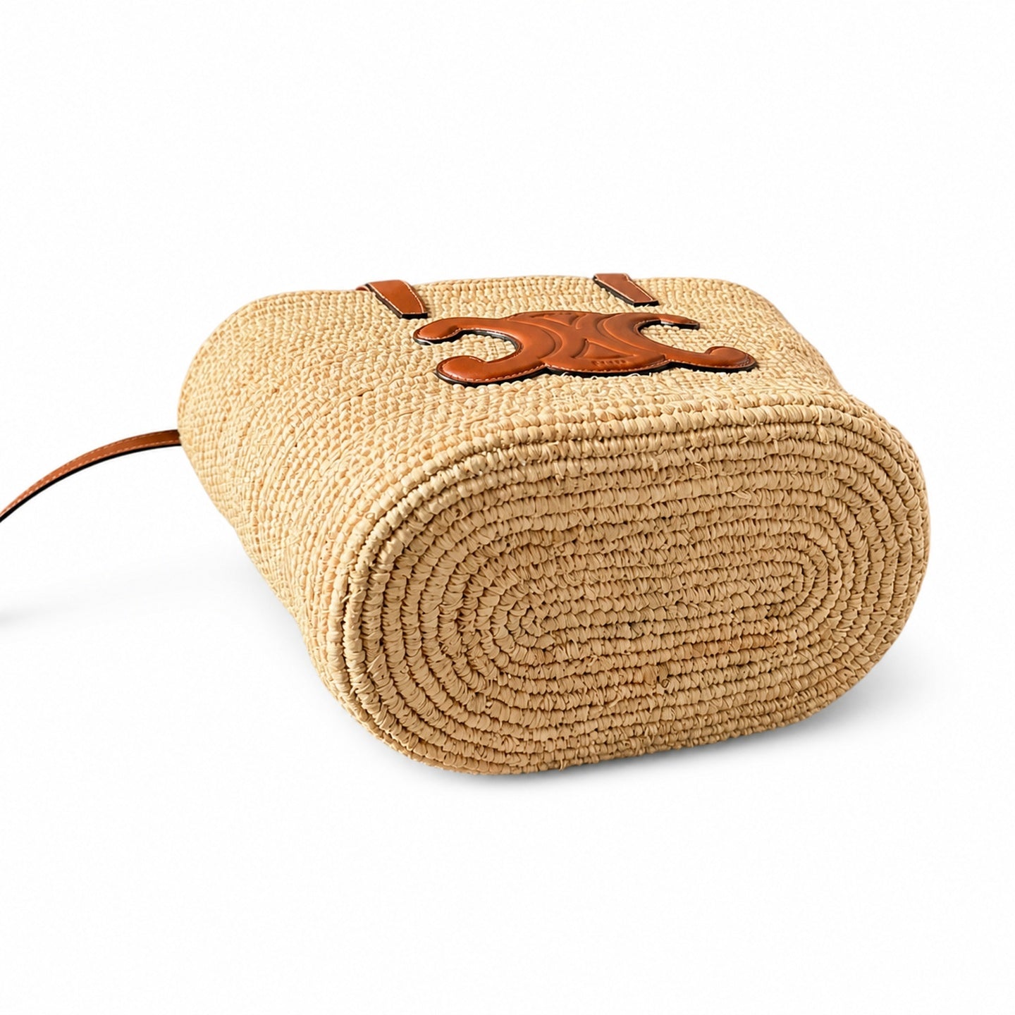 Celine Triomphe Small Leather Gold Bag