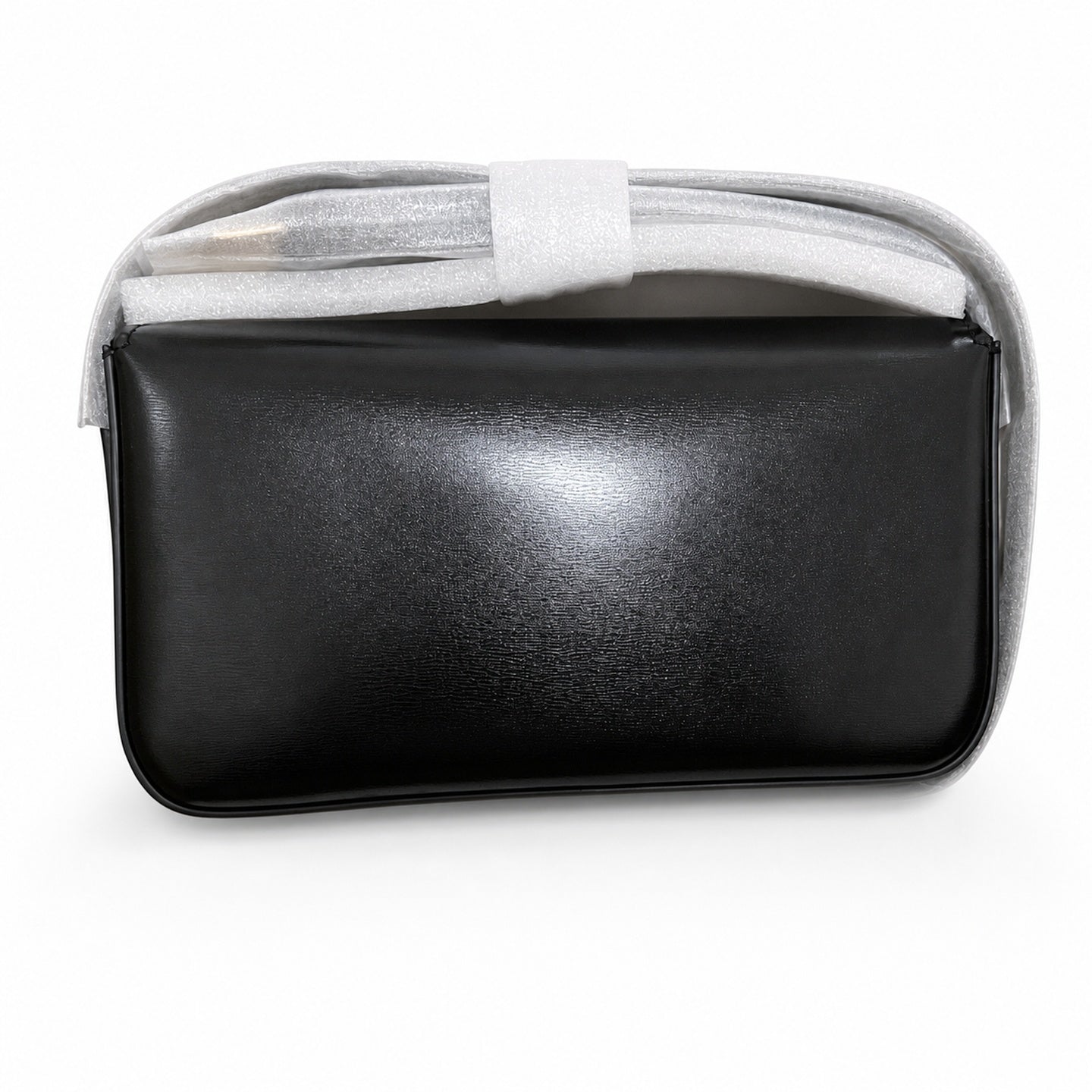 Celine Triomphe Leather Black White Pink Shoulder Bag