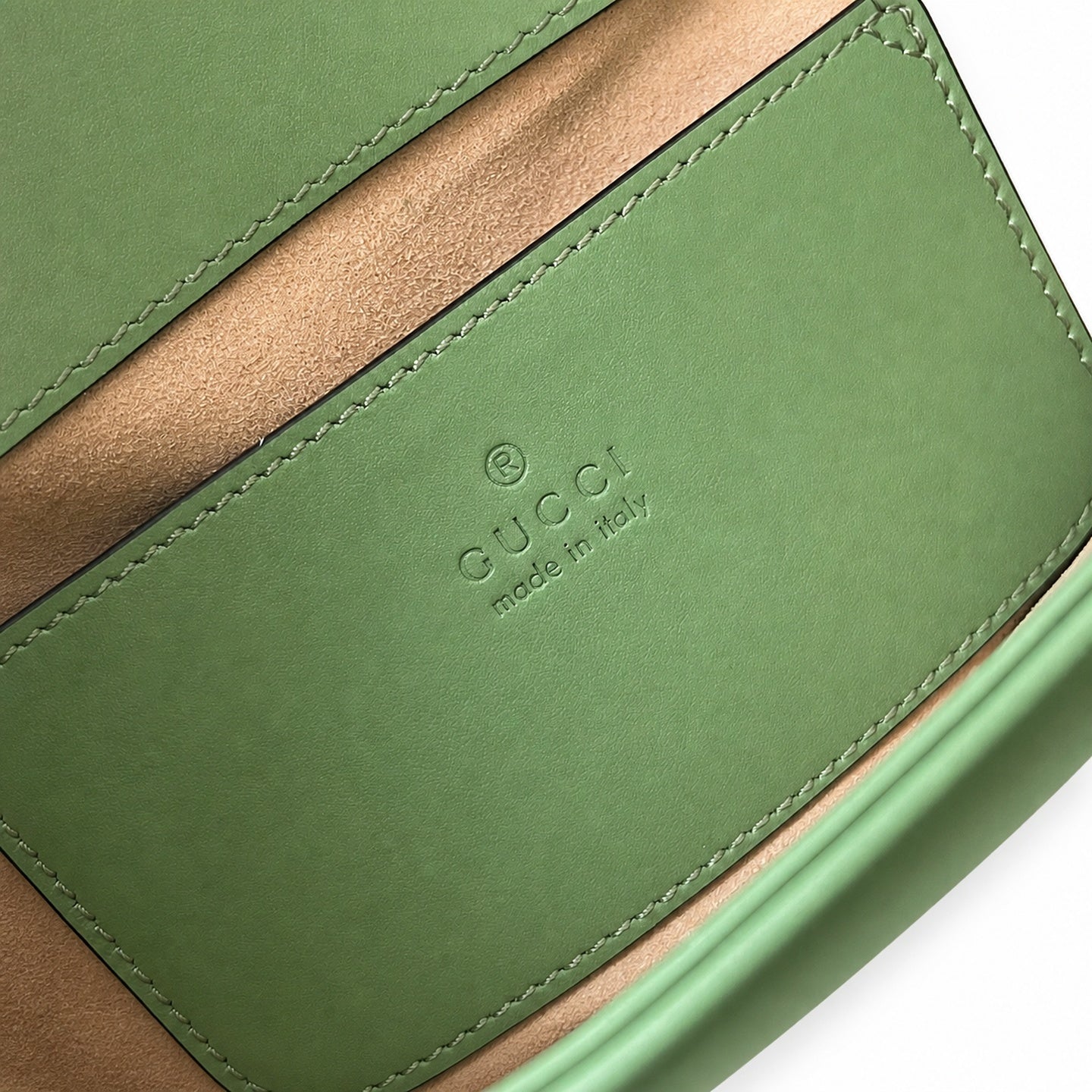 Gucci GG Marmont Quilted Leather Green Gold Handbag