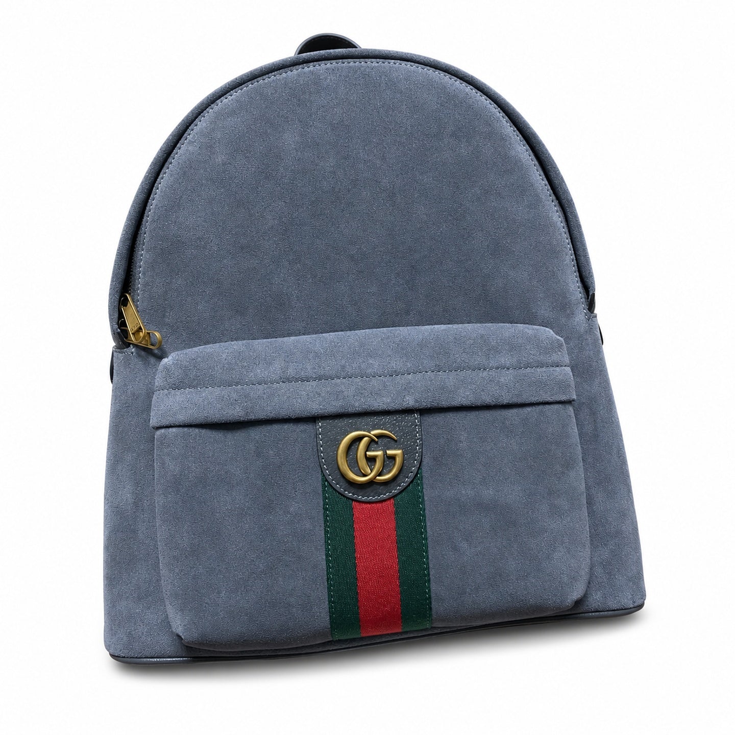 Gucci Ophidia Suede Velvet Gray Backpack