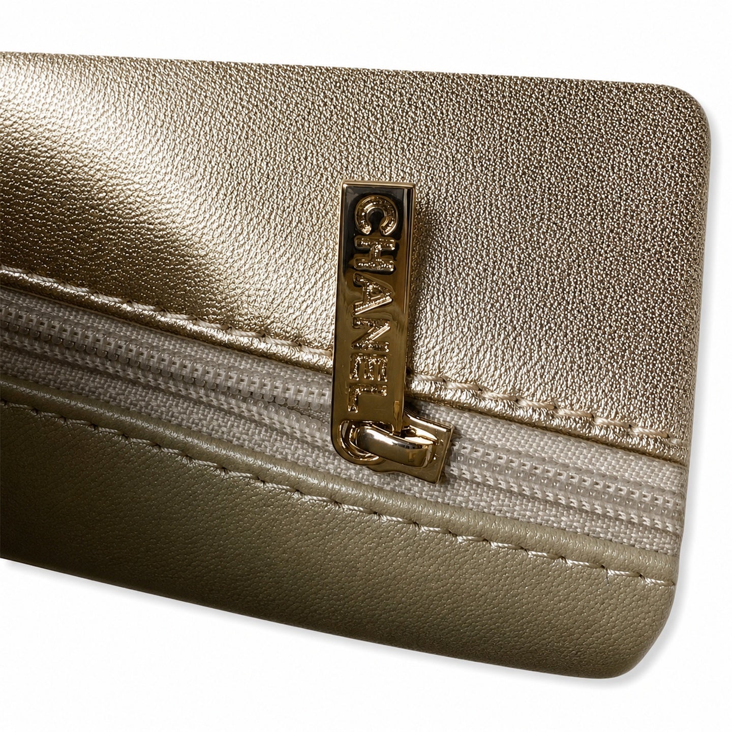 Chanel Small Gold Silver Bag