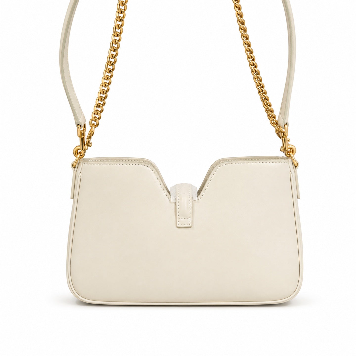 Celine Camille Leather White Handbag