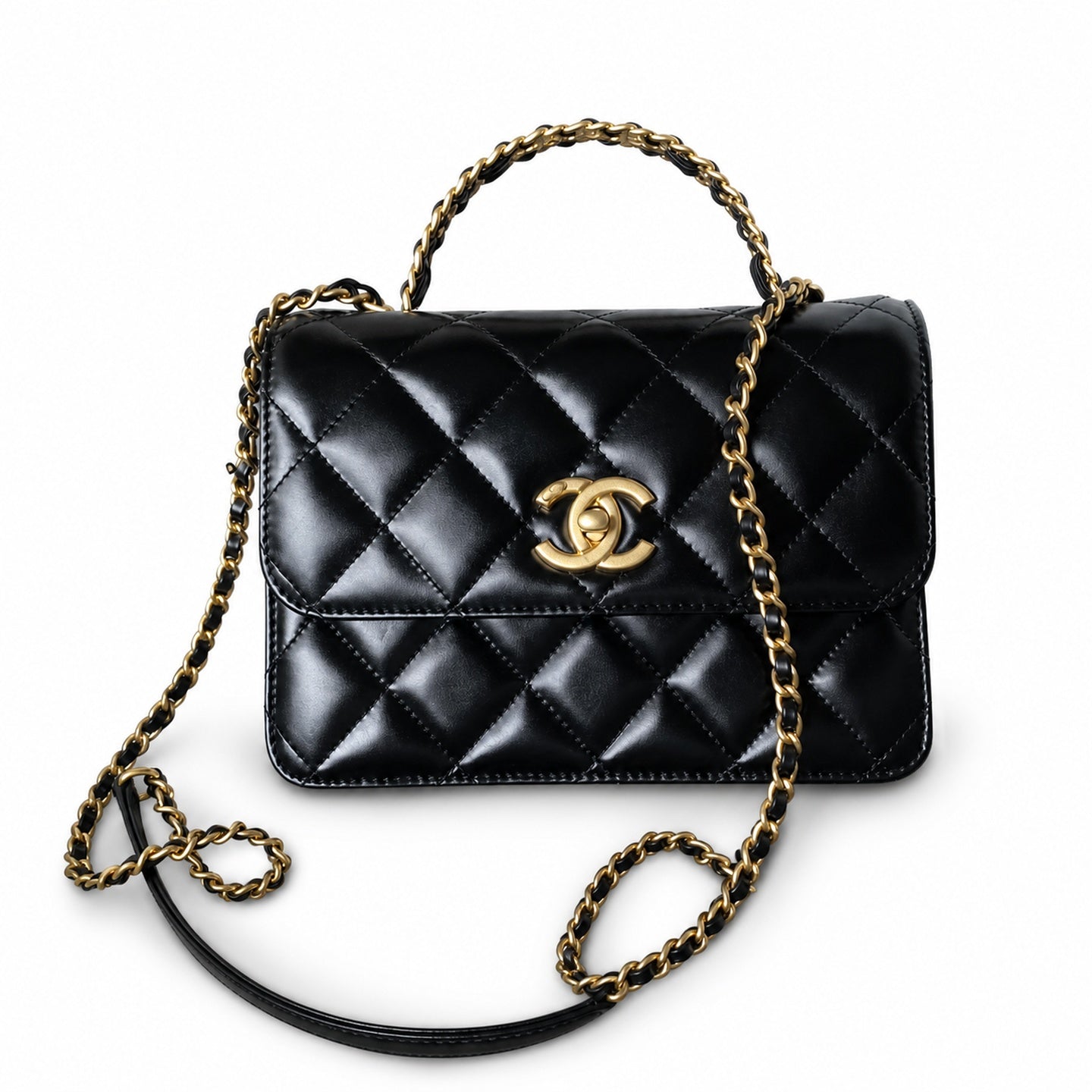 Chanel Black Gold Bag